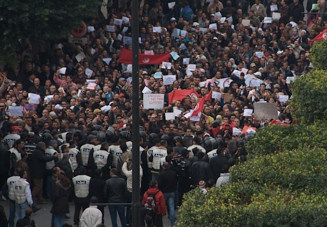 Tunisian Revolution Protest