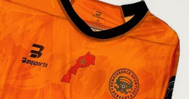 Moroccan team Berkane jersey with full moroccan map